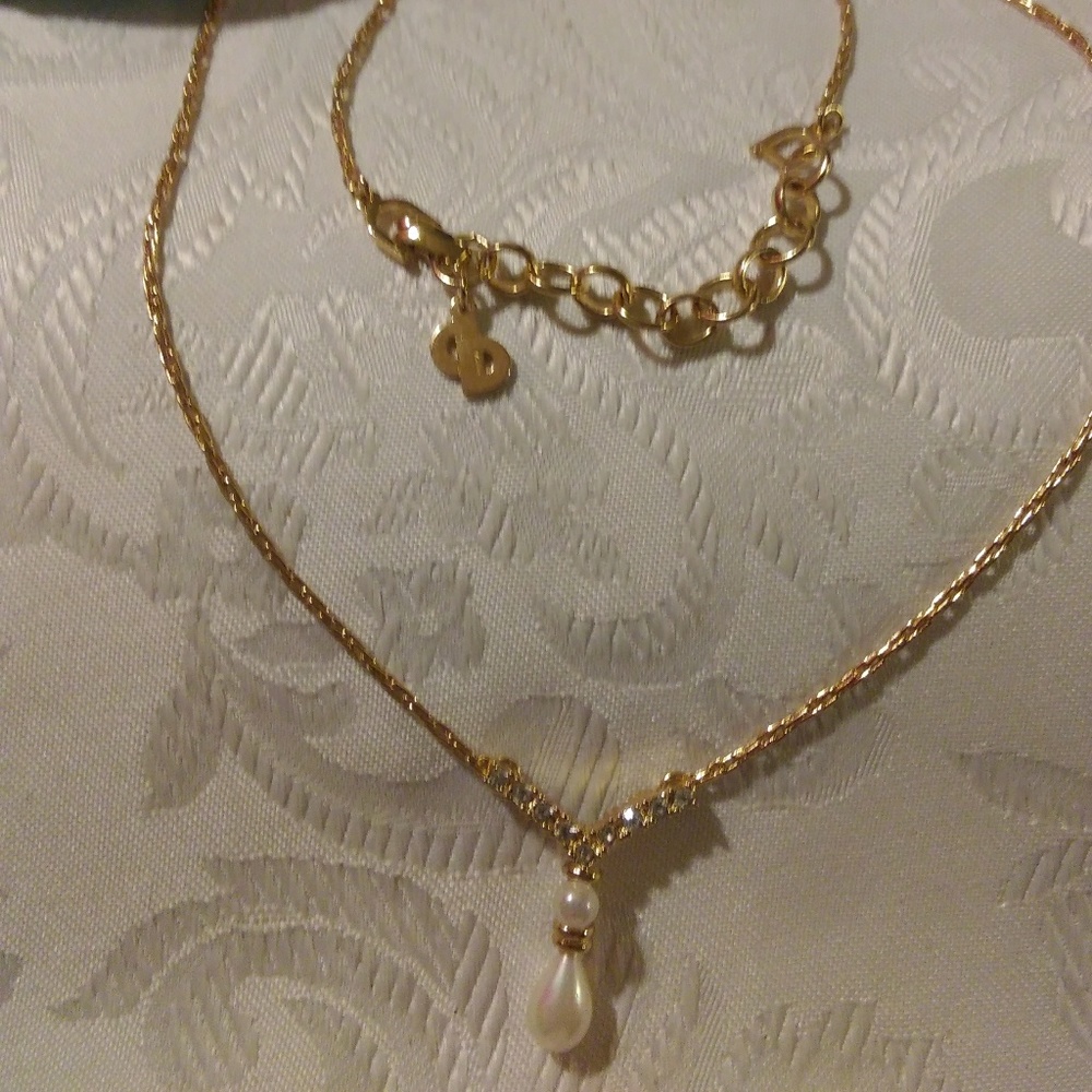 Signed Christian Dior necklace